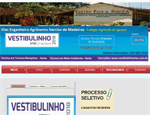 Tablet Screenshot of etecagricoladeiguape.com.br
